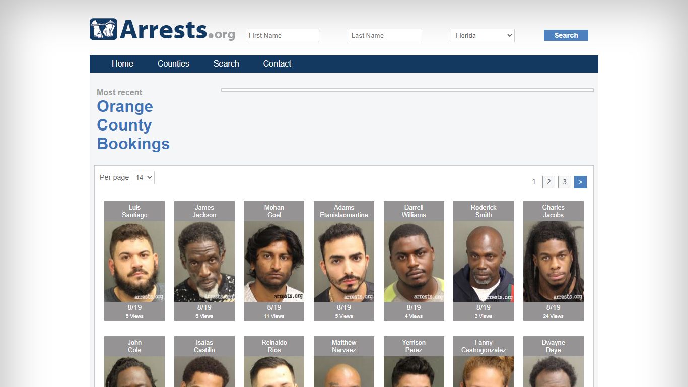 Orange County Arrests and Inmate Search